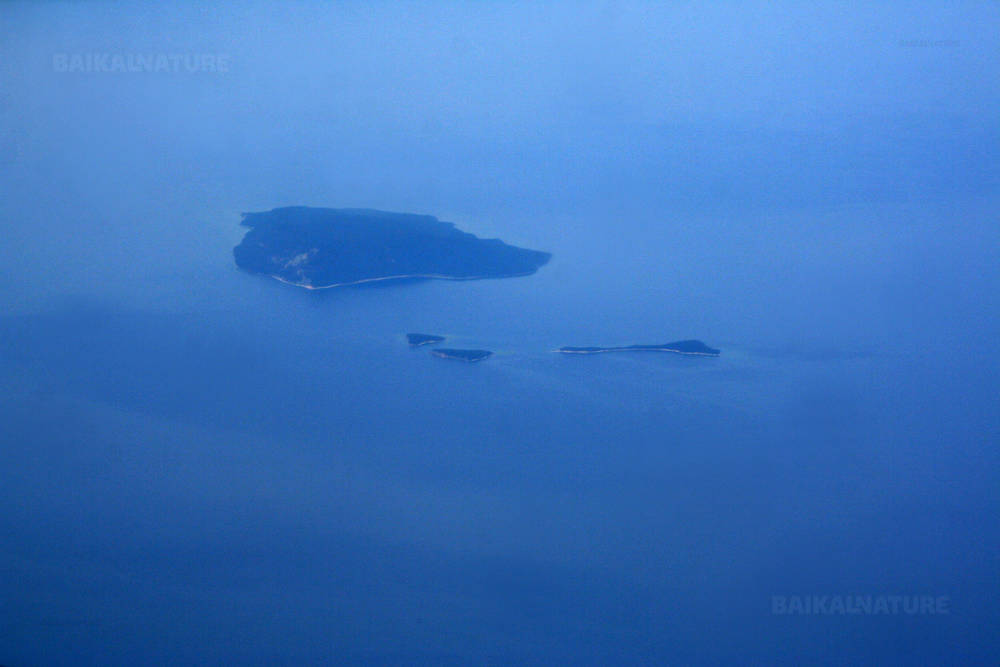 Вид с воздуха на Ушканьи острова