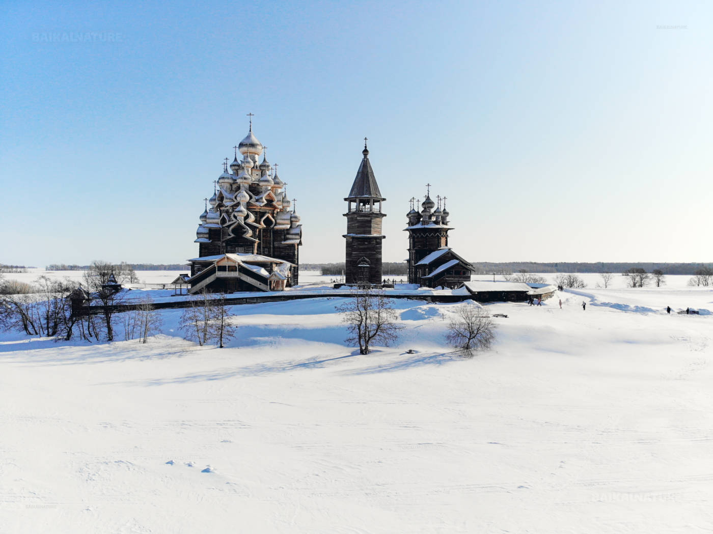 Кижи на снегоходах - Тур - Карелия